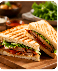 Roast duck sandwich